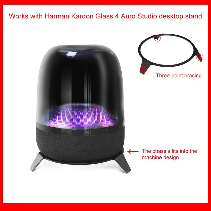 For Harman Kardon Aura Studio 4 Speaker Metal Desktop Bracket Black