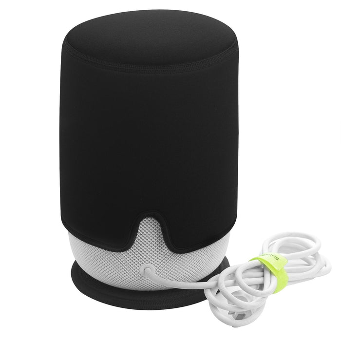 For Homepod / Homepod 2 Mini Smart Bluetooth Speaker Dustproof Protective Case With Anti-Slip Pad Black