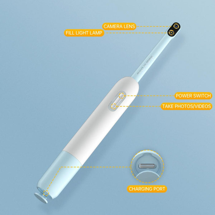 Z70 7 Leds 2.0Mp Wifi Visible Oral Endoscope White