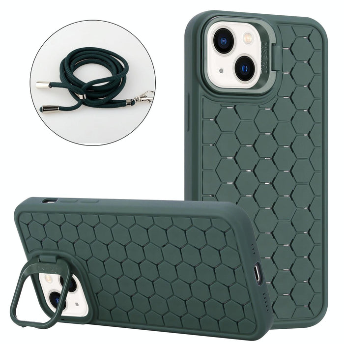 Honeycomb Radiating Lens Holder Magsafe Phone Case