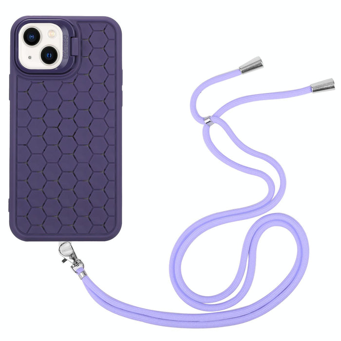 Honeycomb Radiating Lens Holder Magsafe Phone Case