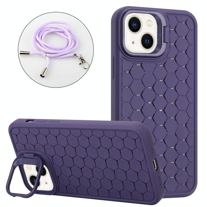 Honeycomb Radiating Lens Holder Magsafe Phone Case