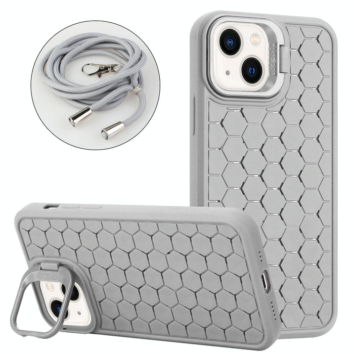 Honeycomb Radiating Lens Holder Magsafe Phone Case