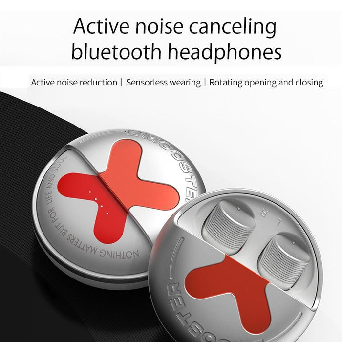 D38 Tws Active Noise Reduction In-Ear Bluetooth Earphones Support App Control White