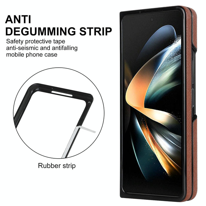 Cross Pattern Foldable Phone Case