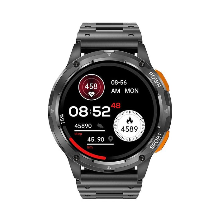 1.43 Inch Amoled Round Screen Steel Strap Smart Watch