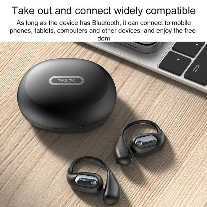 Ysp17 Ows Open Wireless Bluetooth Earphone Black