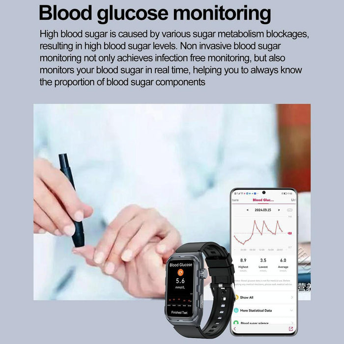 Ip68 Waterproof Smart Watch Ecg Health Monitoring