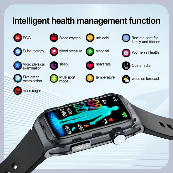 Ip68 Waterproof Smart Watch Ecg Health Monitoring