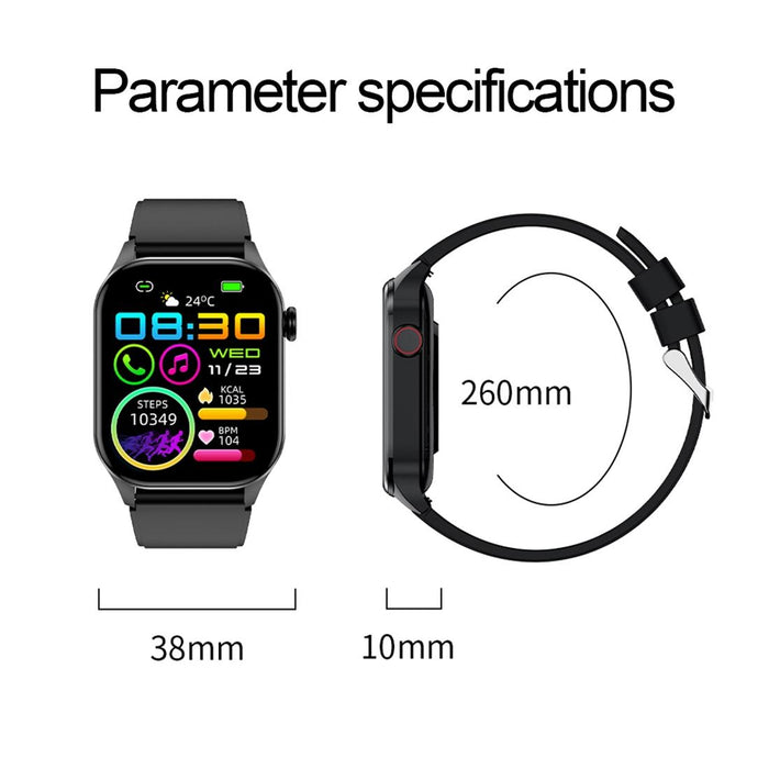 Ip68 Waterproof Smart Watch Bluetooth Blood Oxygen Monitoring