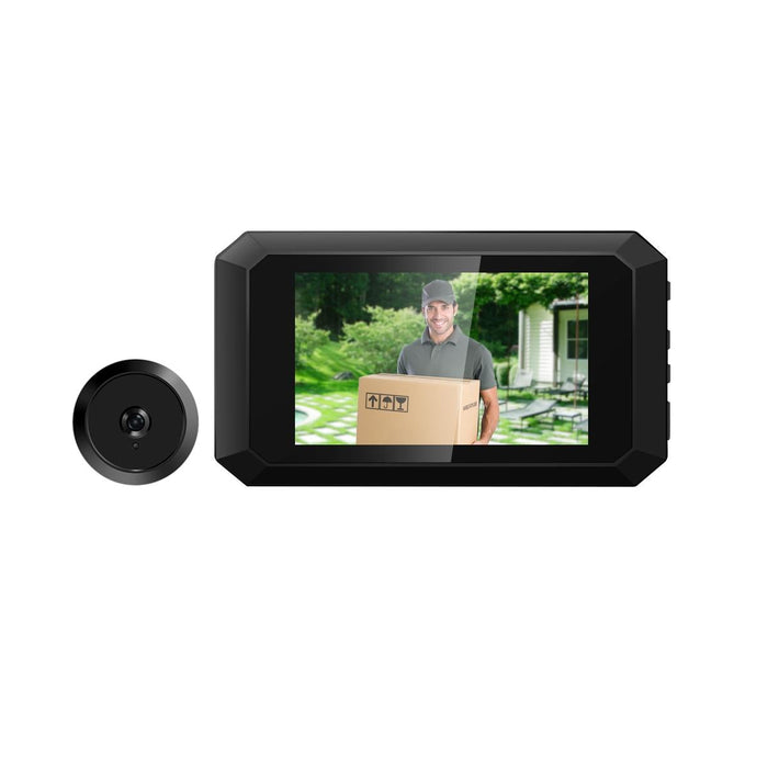 3.97 Inch 1080P Smart Digital Door Concealed Viewer Wide Angle With Night Vision