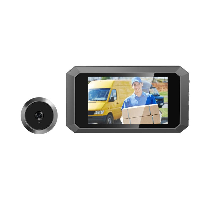 3.97 Inch 1080P Smart Digital Door Concealed Viewer Wide Angle With Night Vision