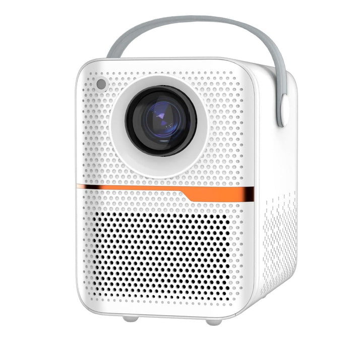 P10 Android 10 Os Hd Portable Wifi Projector White