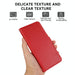 Abeel Side Magnetic Litchi Pattern Leather Rfid Phone Case