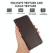 Abeel Side Magnetic Litchi Pattern Leather Rfid Phone Case