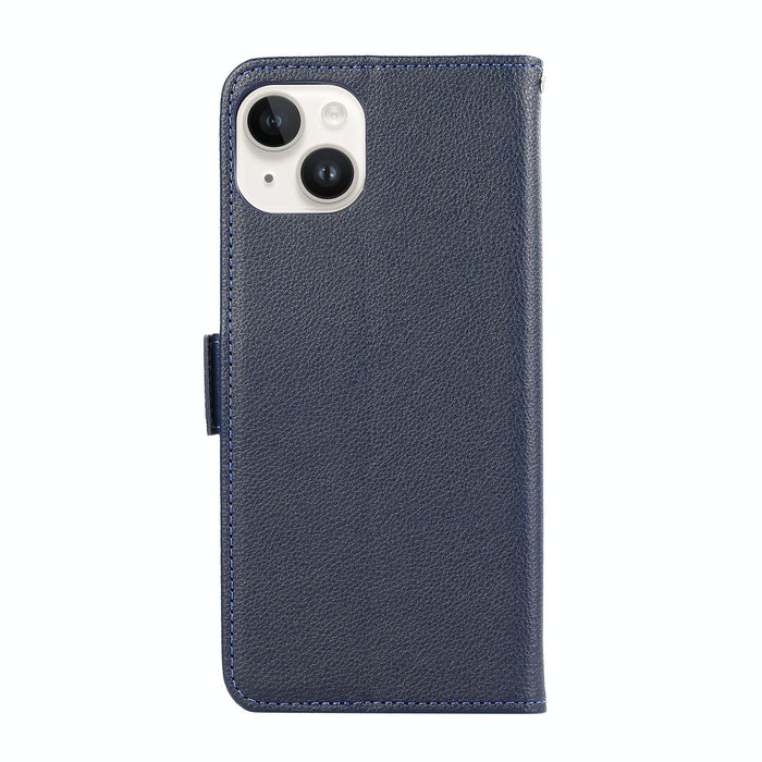 Abeel Side Magnetic Litchi Pattern Leather Rfid Phone Case