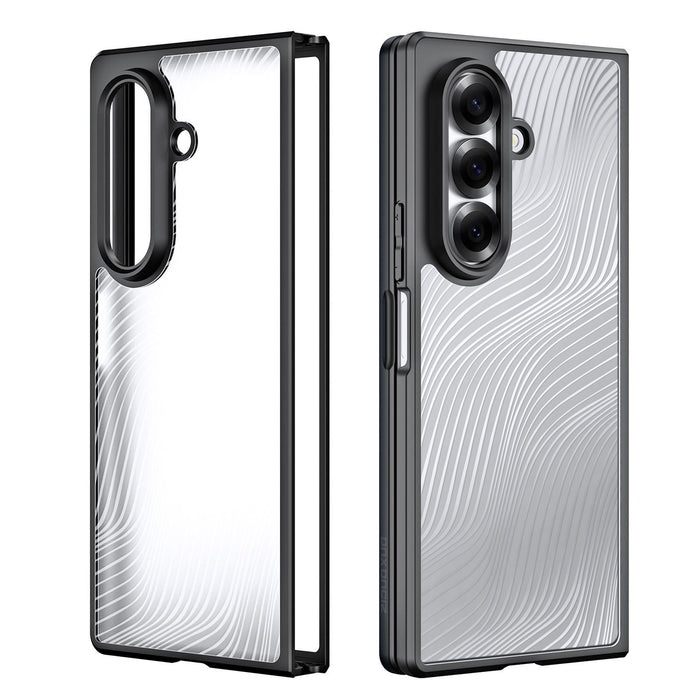 For Samsung Galaxy Z Fold7 5G Aimo Series Frosted Feel Phone Case Black