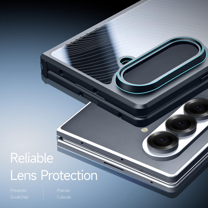 For Samsung Galaxy Z Fold7 5G Aimo Series Frosted Feel Phone Case Black