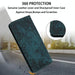 Retro Elephant Embossed Leather Phone Case For Iphone 15