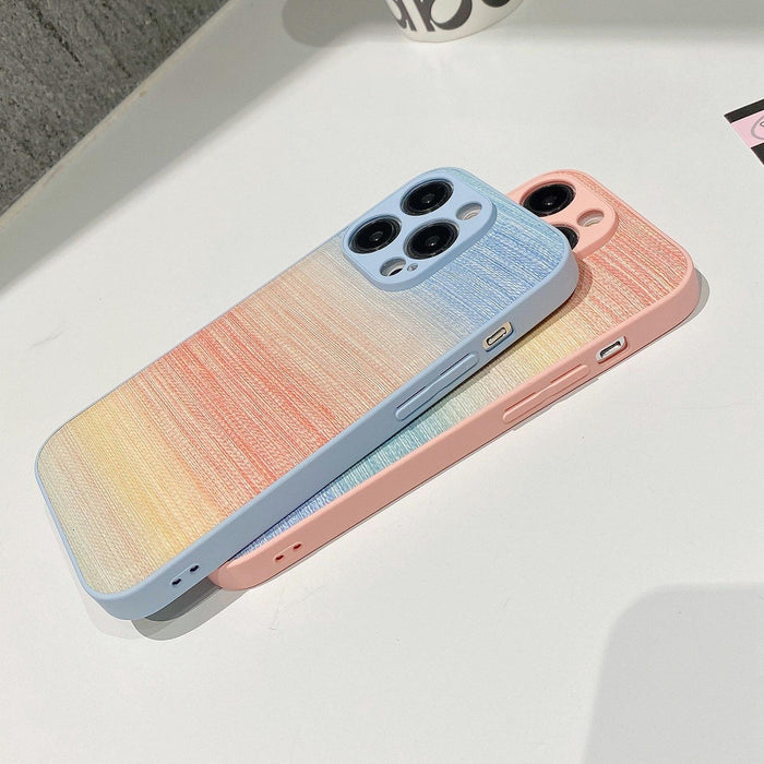 Pu Coated Pc Hybrid Tpu Phone Case For Iphone 15