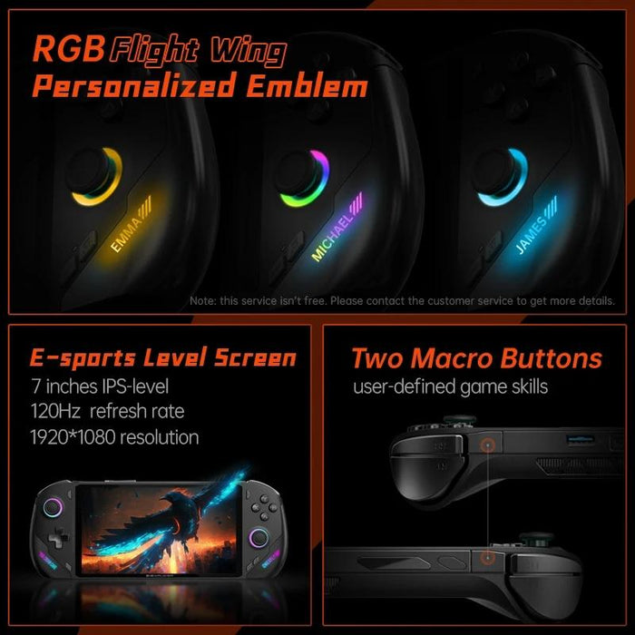 7 Inch Handheld Pc Game Console 32Gb & 1Tb Windows 11 Amd Ryzen 7 7840U