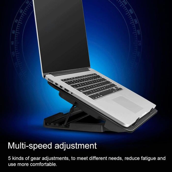 Notebook Computer Base Speed Control Silent Six-fan Cooling