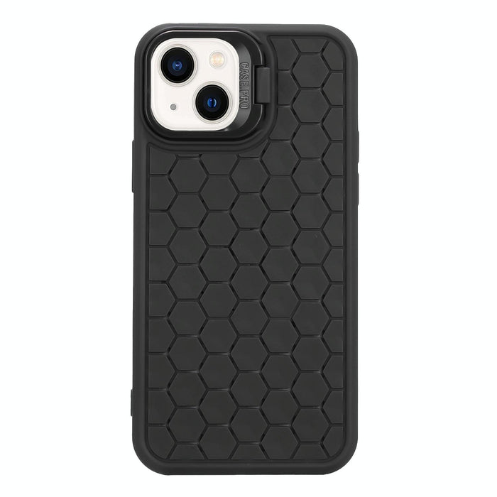 Honeycomb Radiating Lens Holder Tpu Phone Case For Iphone 15