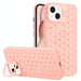 Honeycomb Radiating Lens Holder Tpu Phone Case For Iphone 15