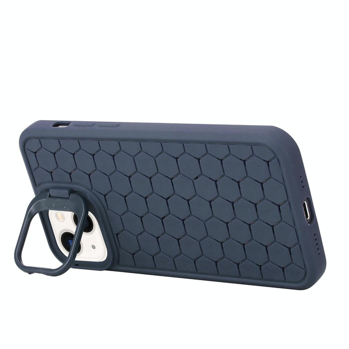 Honeycomb Radiating Lens Holder Tpu Phone Case For Iphone 15