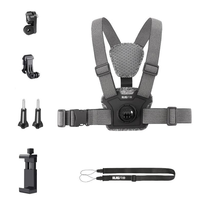 Adjustable Chest Strap with Mount and Screw