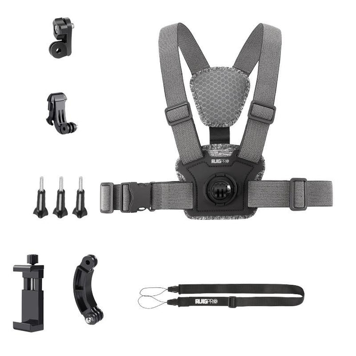 Adjustable Chest Strap with Mount and Screw