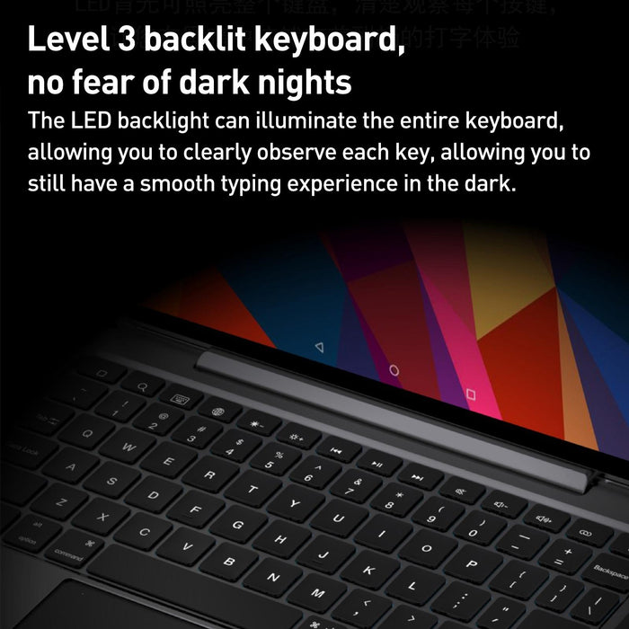 Aluminum Alloy Bluetooth Touch Keyboard Leather Case