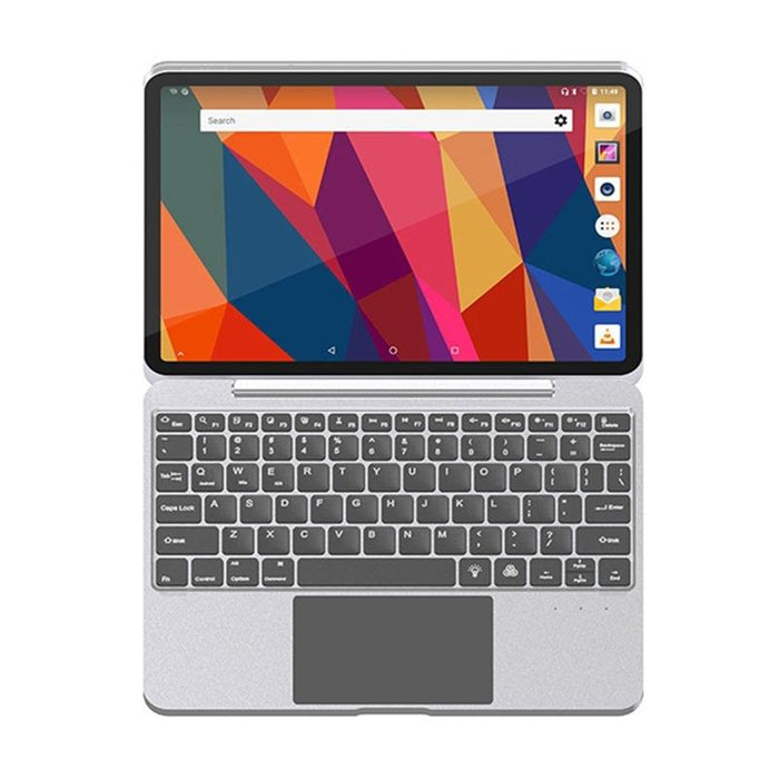 Aluminum Alloy Bluetooth Touch Keyboard Leather Case