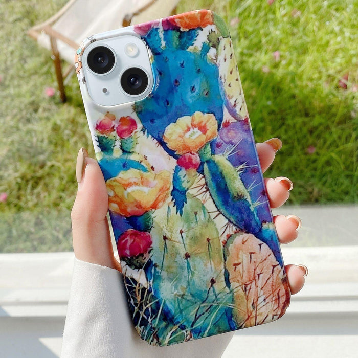 Varnishing Water Stick Pc Phone Case For Iphone 15