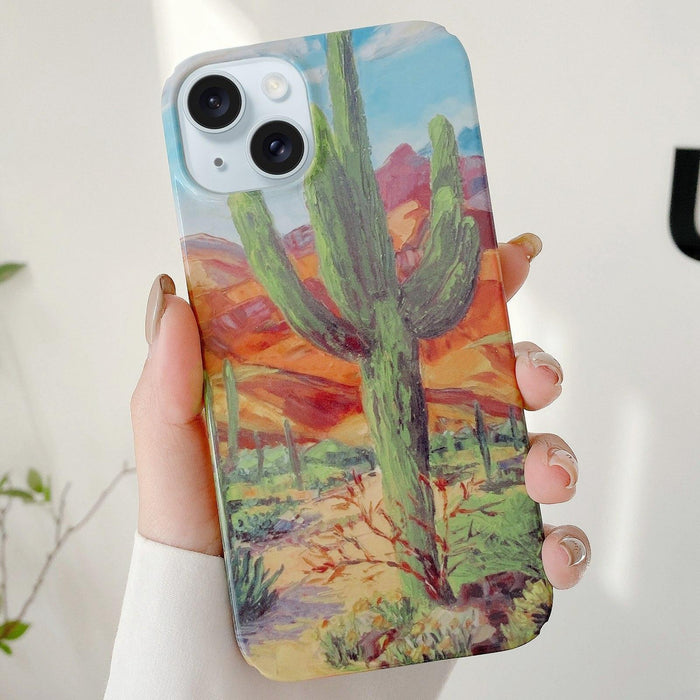 Varnishing Water Stick Pc Phone Case For Iphone 15