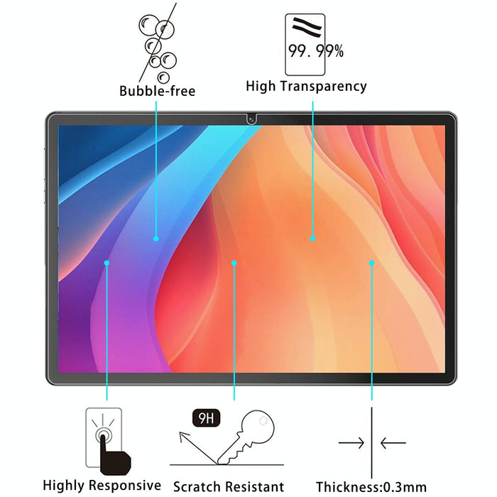 2Pcs 9H 0.3Mm Explosion-Proof Tempered Glass Film