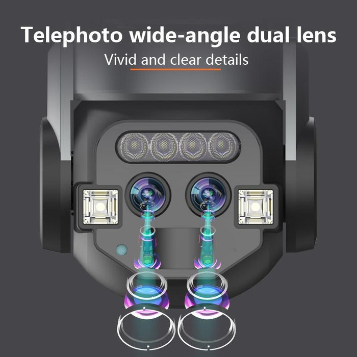 6Mp 10X Binocular Zoom Dual Light Source Outdoor Ip67 Waterproof Wifi Camera