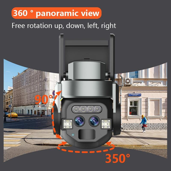 6Mp 10X Binocular Zoom Dual Light Source Outdoor Ip67 Waterproof Wifi Camera