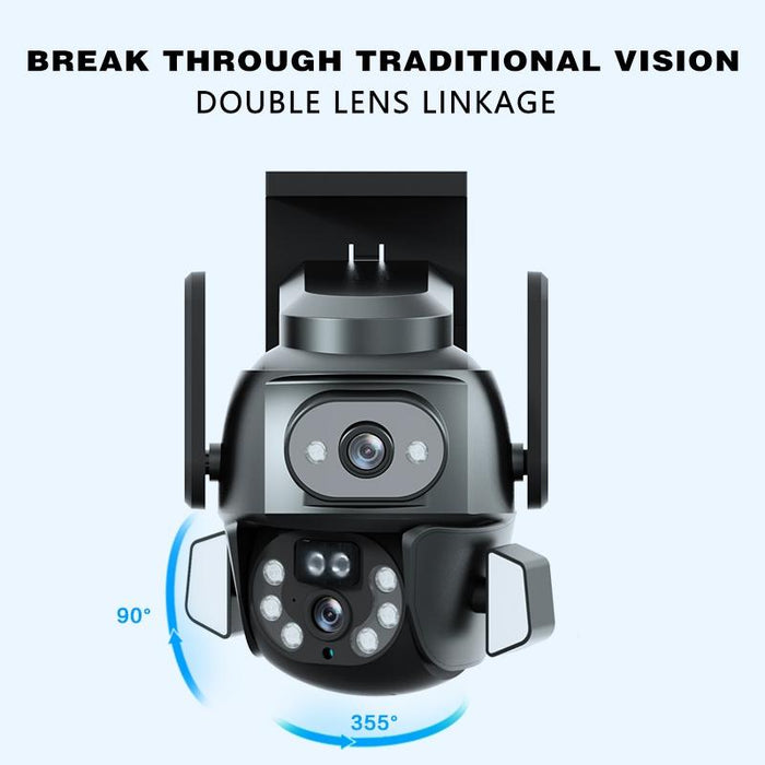 4Mp Binocular Zoom Dual Light Source Outdoor Ip67 Waterproof Wifi Camera