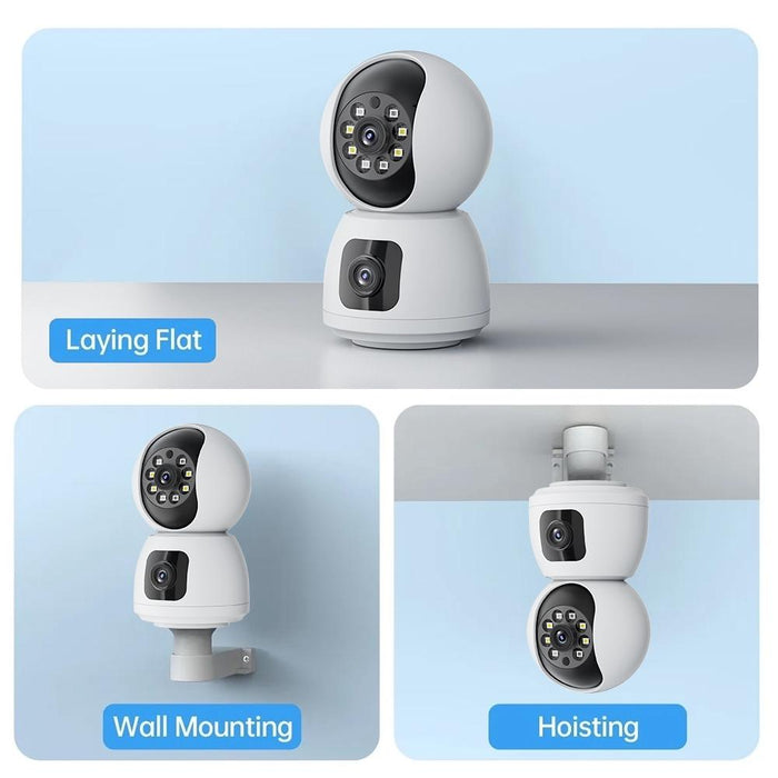 4Mp Zoom Hd Indoor Waterproof Smart Wifi Camera White