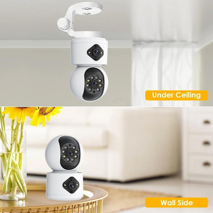 4Mp Zoom Hd Indoor Waterproof Smart Wifi Camera White