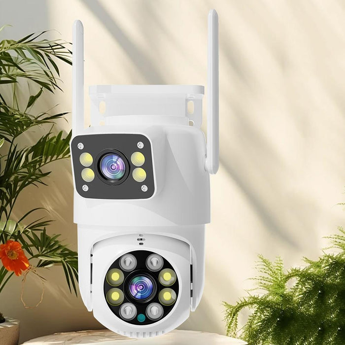 Q8216 4Mp Two-Way Voice Outdoor Ip66 Waterproof Wifi Camera White