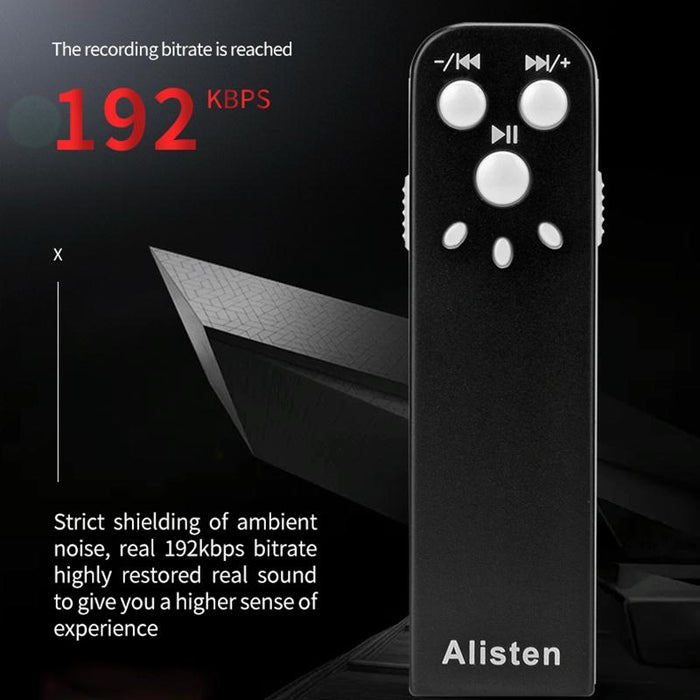 J1 Mini Smart Hd Noise Cancelling Voice Recorder Memory 16Gb Black