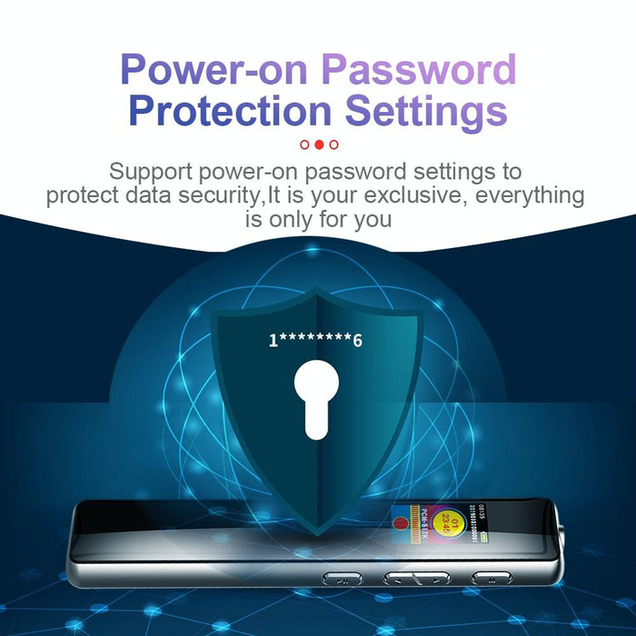 Q33 Hd Colour Screen Stick Shape Portable Voice Recording Pen Memory 16Gb Black