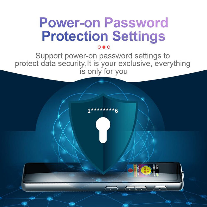 Q33 Hd Colour Screen Stick Shape Portable Voice Recording Pen Memory 16Gb Black