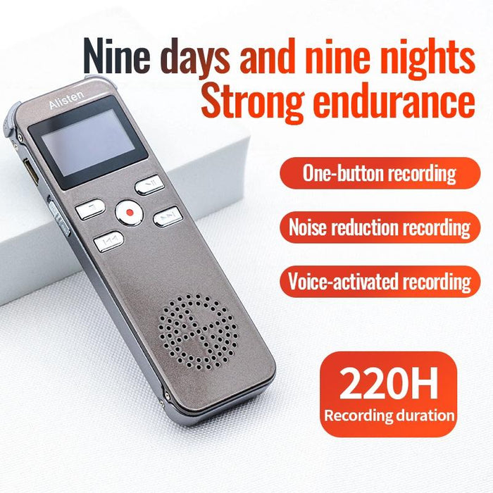 Mini Portable Voice Recorder With Oled Screen Memory 16Gb