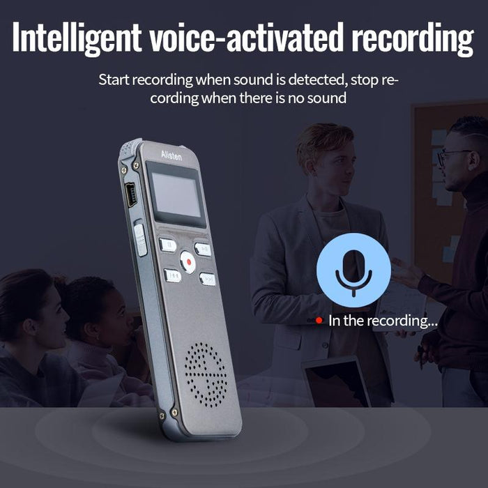 Mini Portable Voice Recorder With Oled Screen Memory 16Gb