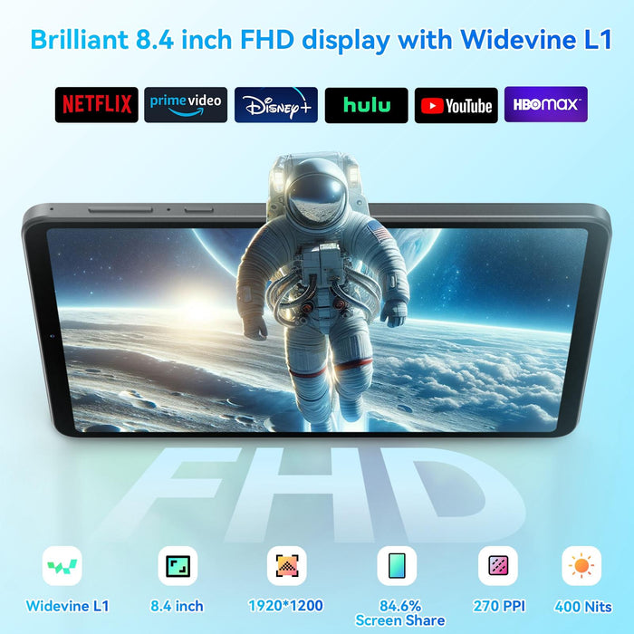 8.4 4G Lte Tablet 8Gb 128Gb Octa Core Dual Sim