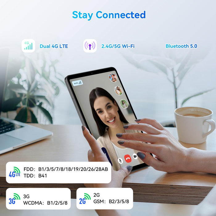8.4 4G Lte Tablet 8Gb 128Gb Octa Core Dual Sim