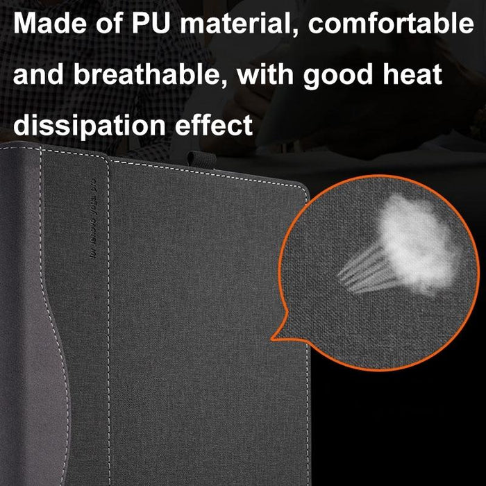 Shockproof Leather Laptop Case - Protective